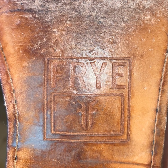 Frye gray leather riding boots - Picture 6 of 10